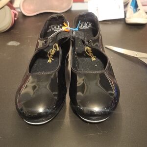 COPY - Capizo Black Patent Leather Mary Jane Tap Shoes Size 6